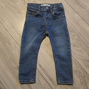Zara 12-18 Months Blue Denim Kids Jeans